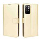 For Xiaomi Redmi Note 11 5G/Poco M4 Pro Retro Crazy Horse Texture Leather Phone Case(Gold) - 1