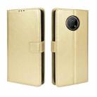 For Nokia G300 Retro Crazy Horse Texture Leather Phone Case(Gold) - 1