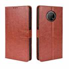 For Nokia G300 Retro Crazy Horse Texture Leather Phone Case(Brown) - 1