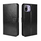 For Ulefone Note 6/ Note 6P Retro Crazy Horse Texture Leather Phone Case(Black) - 1