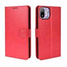 For Ulefone Note 6/ Note 6P Retro Crazy Horse Texture Leather Phone Case(Red) - 1