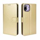 For Ulefone Note 6/ Note 6P Retro Crazy Horse Texture Leather Phone Case(Gold) - 1