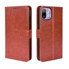 For Ulefone Note 6/ Note 6P Retro Crazy Horse Texture Leather Phone Case(Brown) - 1