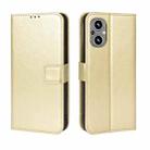 For OnePlus Nord N20 5G Retro Crazy Horse Texture Leather Phone Case(Gold) - 1