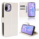 For Ulefone Note 6/ Note 6P Diamond Texture Leather Phone Case(White) - 1