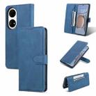 For Huawei P50 Pro AZNS Dream II Skin Feel Horizontal Flip Leather Case(Blue) - 1