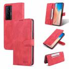 For vivo X70 AZNS Dream II Skin Feel Horizontal Flip Leather Case(Red) - 1