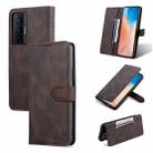 For vivo X70 AZNS Dream II Skin Feel Horizontal Flip Leather Case(Coffee) - 1