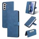 For Samsung Galaxy S21 FE 5G AZNS Dream II Skin Feel Horizontal Flip Leather Case(Blue) - 1