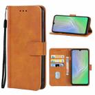 Leather Phone Case For Blackview A55(Brown) - 1