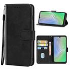 Leather Phone Case For Blackview A55(Black) - 1