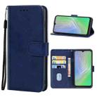 Leather Phone Case For Blackview A55(Blue) - 1