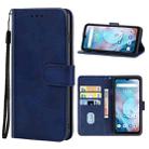 Leather Phone Case For UMIDIGI Bison X10S / X10S NFC(Blue) - 1