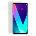 TPU Phone Case For LG V30S ThinQ(Pudding Transparent White) - 1