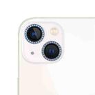 For iPhone 13 9H Point Drill Camera Lens Protector Circle(Blue) - 1