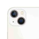 For iPhone 13 9H Point Drill Camera Lens Protector Circle(Black) - 1