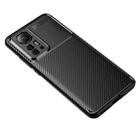For Xiaomi 12 Pro 5G Carbon Fiber Texture Shockproof TPU Phone Case(Black) - 2