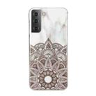 For Samsung Galaxy S22 5G Marble Pattern Soft TPU Phone Case(Mandala) - 1