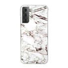 For Samsung Galaxy S22 5G Marble Pattern Soft TPU Phone Case(White) - 1
