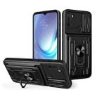 For Motorola Moto G50 Sliding Camshield Card Phone Case(Black) - 1