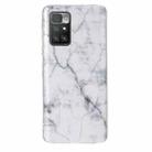 For Xiaomi Redmi 10 Marble Pattern Soft TPU Phone Case(White) - 1