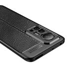 For Xiaomi 12 Pro 5G Litchi Texture TPU Shockproof Phone Case(Black) - 6