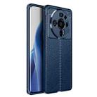 For Xiaomi Mi 12S Ultra 5G Litchi Texture TPU Shockproof Phone Case(Blue) - 1