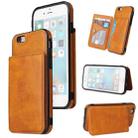 Calf Texture Magnetic Case For iPhone 6s / 6(Brown) - 1