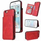 Calf Texture Magnetic Case For iPhone 6s Plus / 6 Plus(Red) - 1