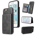 Calf Texture Magnetic Case For iPhone 6s Plus / 6 Plus(Black) - 1