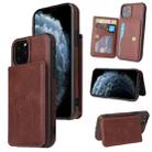 For iPhone 12 mini Calf Texture Magnetic Case (Coffee) - 1