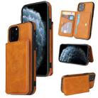For iPhone 11 Pro Max Calf Texture Magnetic Case (Brown) - 1