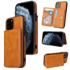 For iPhone 11 Pro Calf Texture Magnetic Case (Brown) - 1