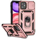 For iPhone 11 Sliding Camshield Holder Phone Case (Rose Gold) - 1