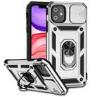 For iPhone 11 Sliding Camshield Holder Phone Case (Silver) - 1