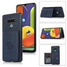 For LG Stylo 6 Calf Texture Magnetic Phone Case(Blue) - 1