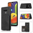 For LG Stylo 6 Calf Texture Magnetic Phone Case(Black) - 1