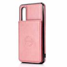 For Huawei P30 Calf Texture Magnetic Phone Case(Rose Gold) - 1