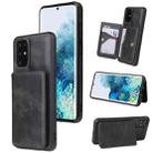 For Huawei P40 Calf Texture Magnetic Phone Case(Black) - 1