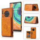 For Huawei Mate 30 Pro Calf Texture Magnetic Phone Case(Brown) - 1