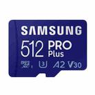 Original Samsung PRO Plus Micro SD Memory Card (2021), Capacity:512GB(Blue) - 1