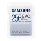 Original Samsung EVO Plus SD Memory Card (2021), Capacity:256GB(White Blue) - 1