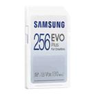 Original Samsung EVO Plus SD Memory Card (2021), Capacity:256GB(White Blue) - 2