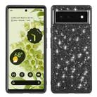 For Google Pixel 6 Glitter Powder Shockproof TPU Protective Phone Case(Black) - 1