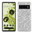 For Google Pixel 6 Pro Glitter Powder Shockproof TPU Protective Phone Case(Silver) - 1
