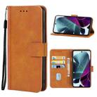 Leather Phone Case For Motorola Moto G200 5G / Edge S30(Brown) - 1