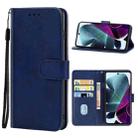 Leather Phone Case For Motorola Moto G200 5G / Edge S30(Blue) - 1