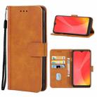 Leather Phone Case For TCL L10 Pro(Brown) - 1