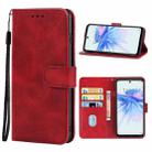 Leather Phone Case For ZTE Libero 5G II(Red) - 1