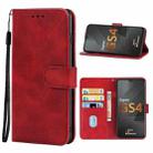 Leather Phone Case For Gigaset GS4 / GS4 Senior(Red) - 1